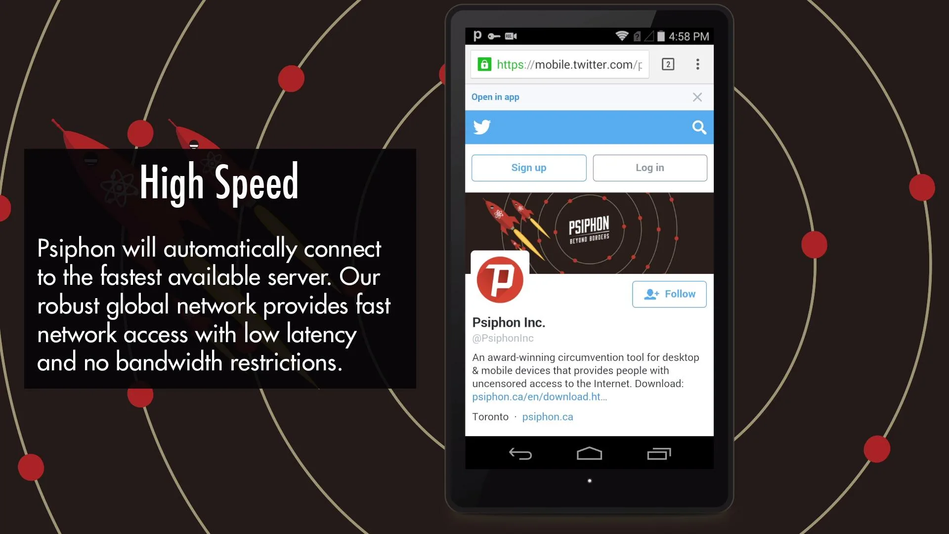 Screenshot Psiphon Pro latest version Screenshot Psiphon Pro latest version